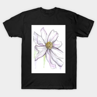 Flower Illustration T-Shirt